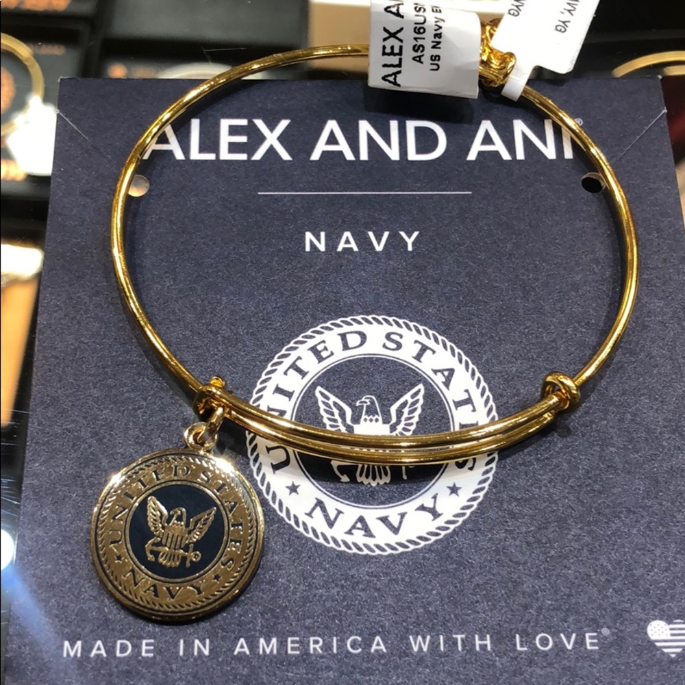 Alex and Ani Navy Bangle